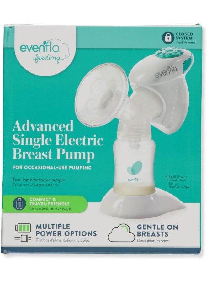 Evenflo Feeding Occasional Use Closed System Advanced Single Electric One-Handed Breast Pump - Image 2