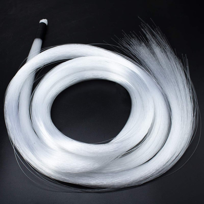 AZIMOM PMMA Plastic 550pcs003in131ft Fiber Optic Cable Strands 075mm 4 Meter End Glow Roll Fiber String for Star Sky Roof Ceiling Decoration All Kind LED Light Engine Driver
