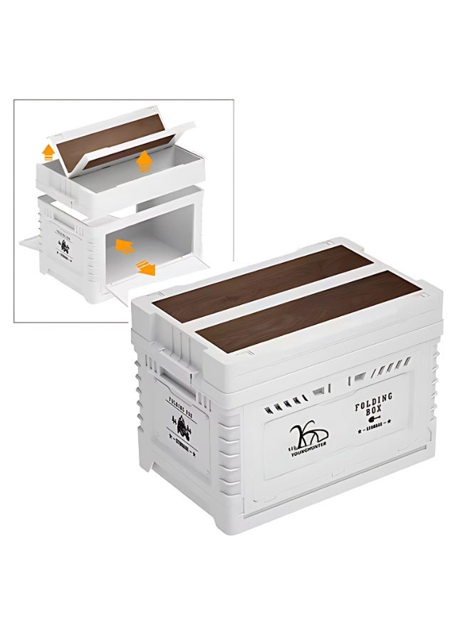 Manful Outdoor Large Capacity Folding Storage Box 70L for Camping and Kitchen, Camping Storage Box, Storage Box for Home - Image 1