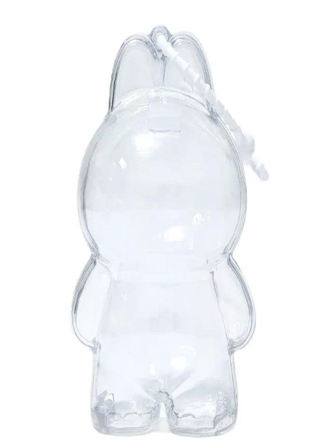 Yrlisfon Protective Case Compatable with LABUBU 12cm Doll, Version 4.0 Doll Protective Case for Labubu with Key Chain and Dust Cap, Suitable for Outdoor Displays and Backpack Hooks(No Doll) - Image 1