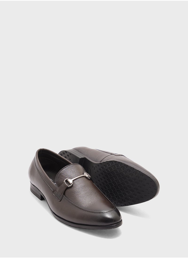 Robert Wood Genuine Leather Formal Slip Ons  - Image 3