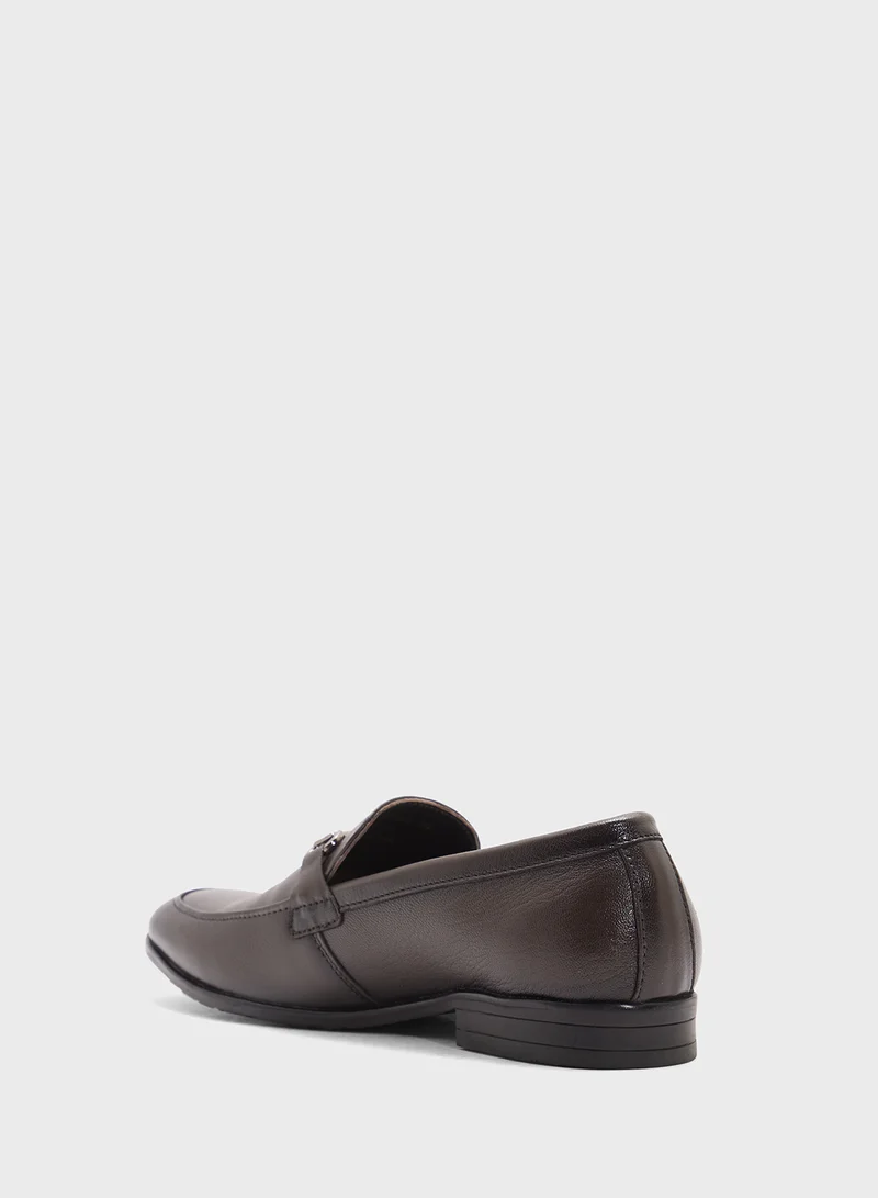 Robert Wood Genuine Leather Formal Slip Ons