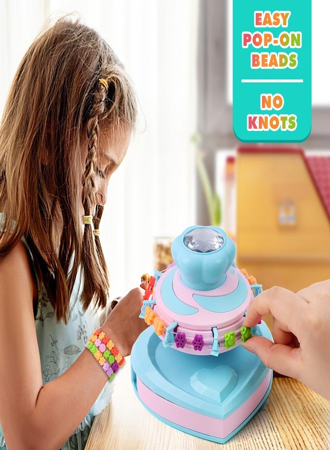 DPAPDI Arts and Crafts for Girls Ages 8-12, Beads Bracelet Making Kit for Kids, Bracelet Maker Jewelry Making Kit with 192 Beads, Christmas Birthday Gifts for Ages 6 7 8 9 10 11 12 Year Old - Image 5
