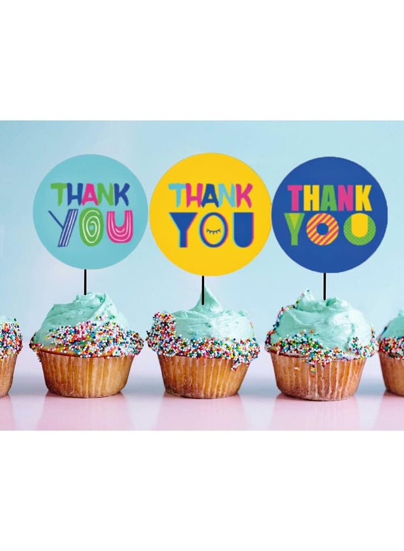 قوس قزح أورينبو لفة ملصقات شكر 1.5 بوصة/3.8 سم، 500 قطعة من ملصقات فنية لطيفة لتغليف البريد الفقاعي لحفلات الزفاف وحفلات استقبال المولود وأعياد الميلاد - Image 4