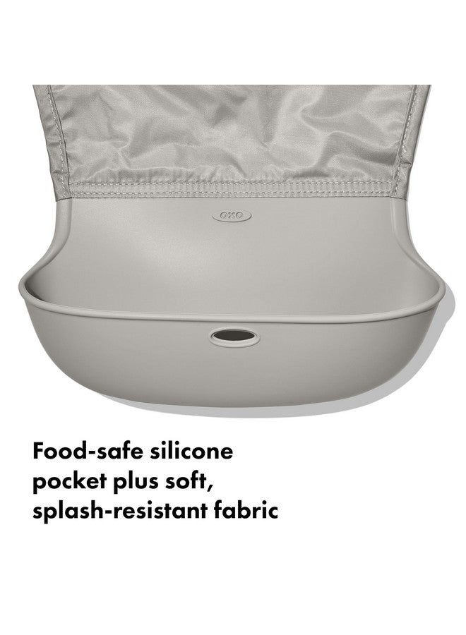 OXO Tot Roll-Up Bib - 2 Pack - Drizzle and Dusk - Image 1