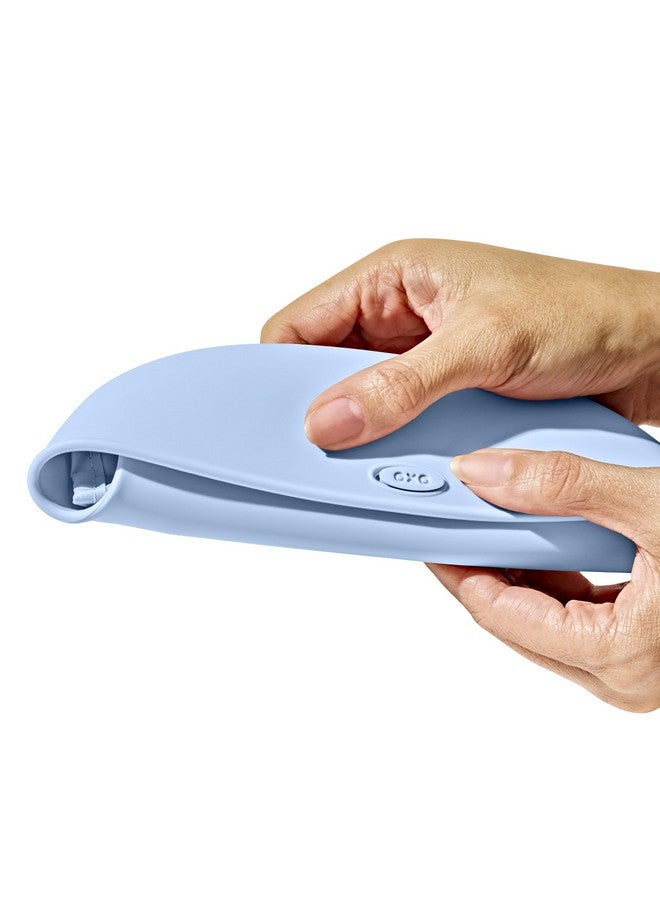 OXO Tot Roll-Up Bib - 2 Pack - Drizzle and Dusk - Image 3