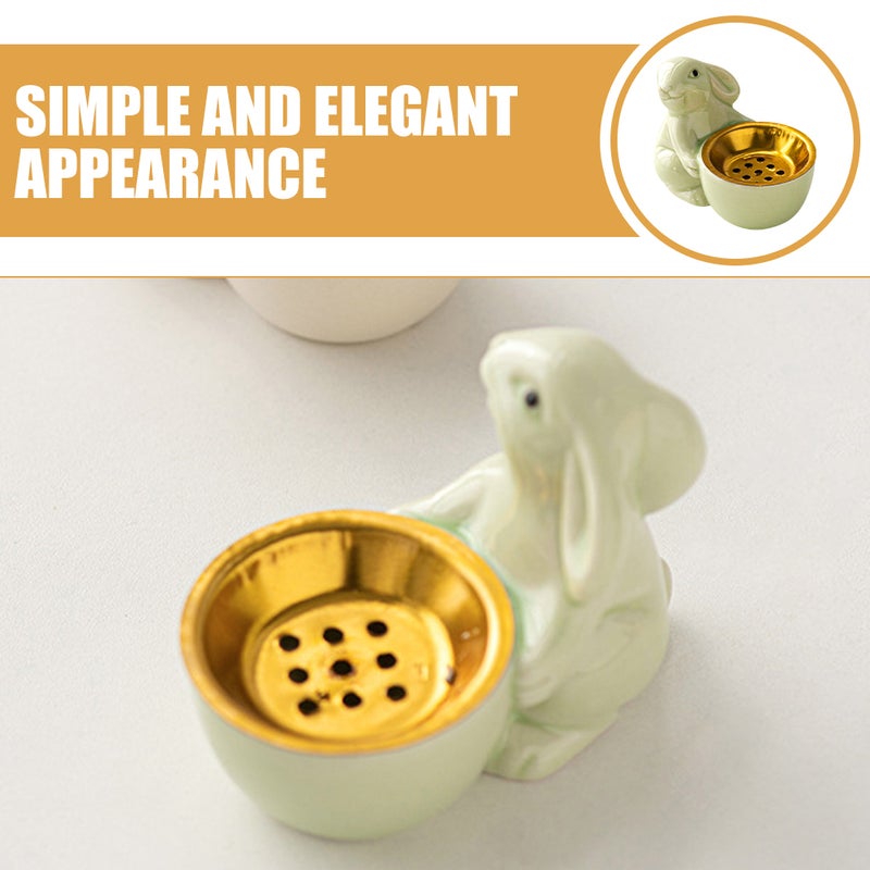 2pcs Statue Incense Holder Incense Burner Indoor Incense Cone Holder Handicraft Decoration - Image 2