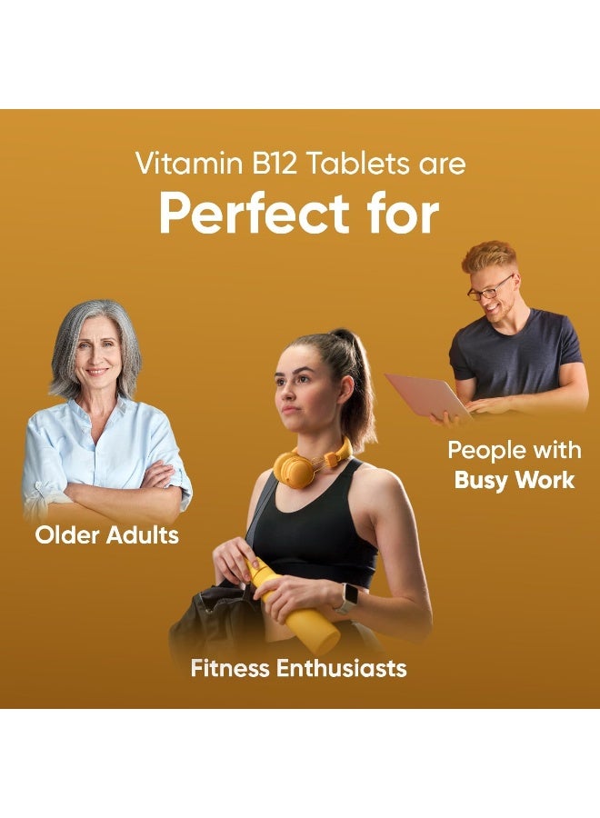 WeightWorld أقراص فيتامين ب12 5000 ميكروغرام نباتية للبالغين - Image 3