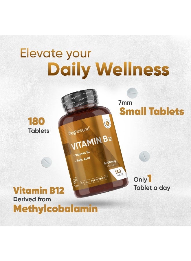 WeightWorld أقراص فيتامين ب12 5000 ميكروغرام نباتية للبالغين - Image 2