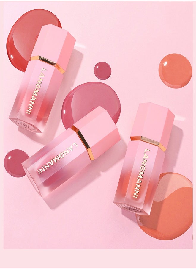 LANGMANNI - Natural Color Liquid Blush,Smoothing and Brightening,Long-Lasting Makeup No.105 Hush Hush - Image 1