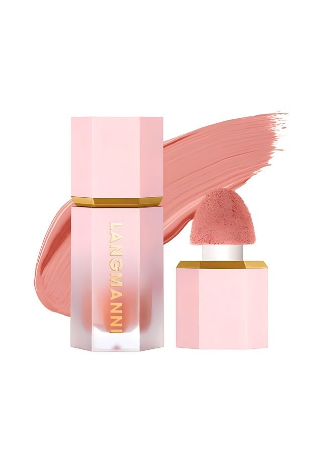 LANGMANNI - Natural Color Liquid Blush,Smoothing and Brightening,Long-Lasting Makeup No.105 Hush Hush - Image 1