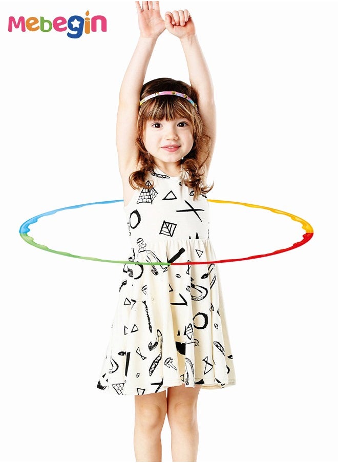 MEBEGIN Kids Hoola Hoop Detachable & Size Adjustable Professional Weighted Colorful Hoola Hoop Rings for Kids  - Image 5