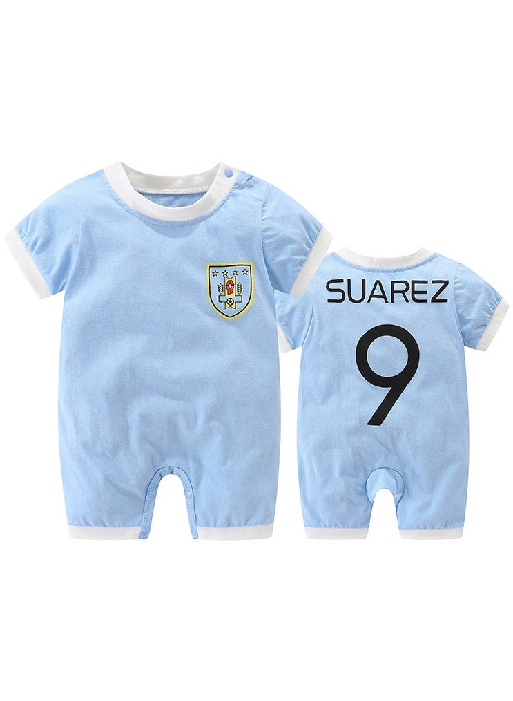 KUYING Baby Cotton Jumpsuit Football Shirt - Image 1