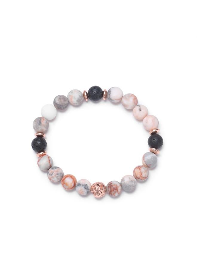 Explosions Natural Stone Bracelet Essential Oil Aromatherapy Bracelet Hot Powder Zebra Bracelet Bracelet Manufacturers 