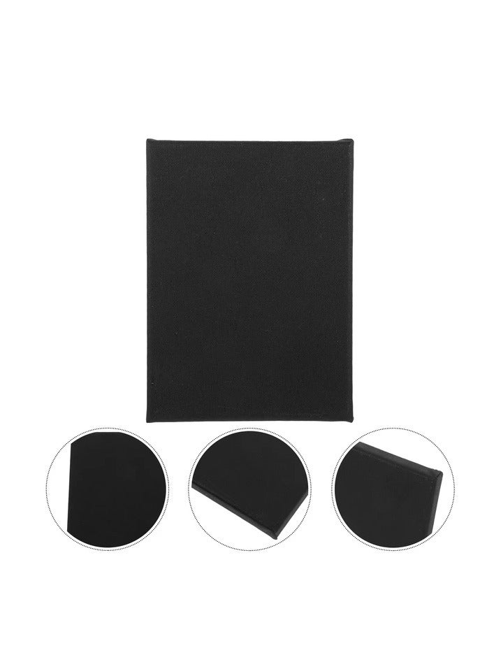 MOTARRO Canvas Black,30X40 CM 100% Cotton Primed Acid-Free Stretched Black canvas for Painting, Art Supplies for Acrylic Pouring, Oil Painting and Watercolor Paints  - Image 3