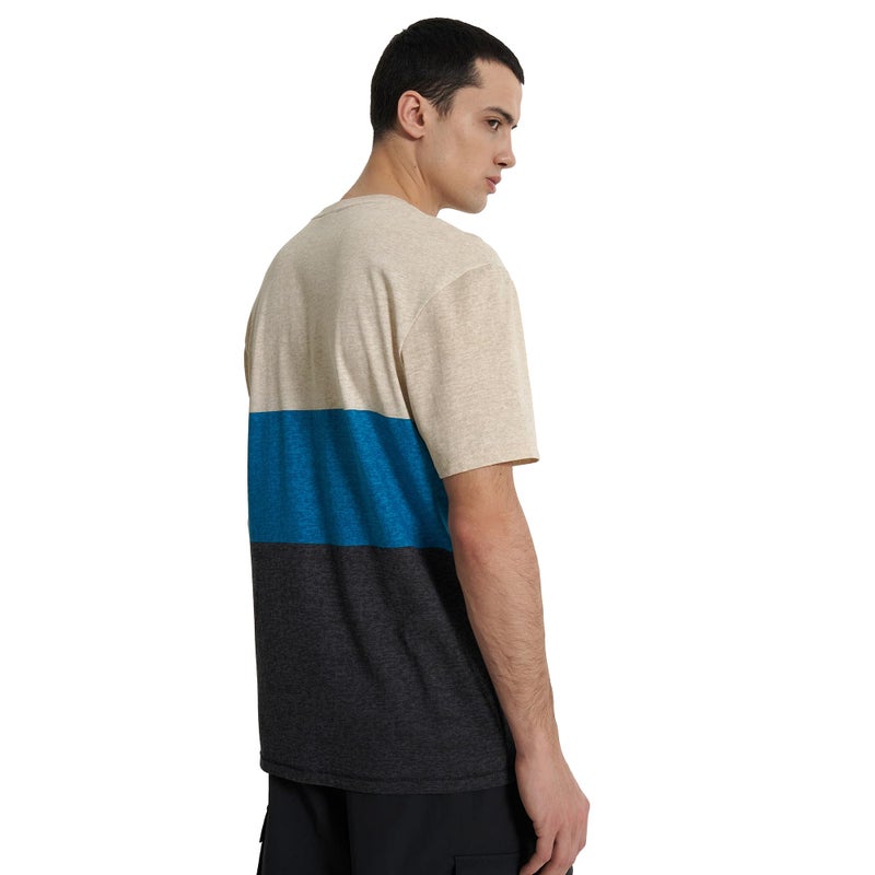 Men's 3-Pack Set T-shirt Black/Beige, Termit, Soft Cotton Fabric, Comfortable Fit, Breathable, Perfect for Outdoor Activities - Image 5