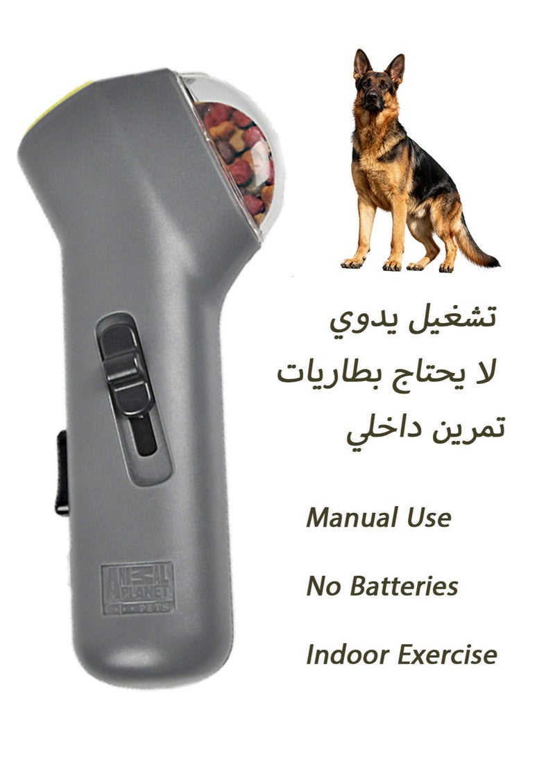 Interactive Dog Training Launcher - Manual Treat Dispenser for Saudi Dogs, Sparks Hunting Instincts in Apartments, Freeze-Dried Treat Toy for Bonding & Exercise - Image 2