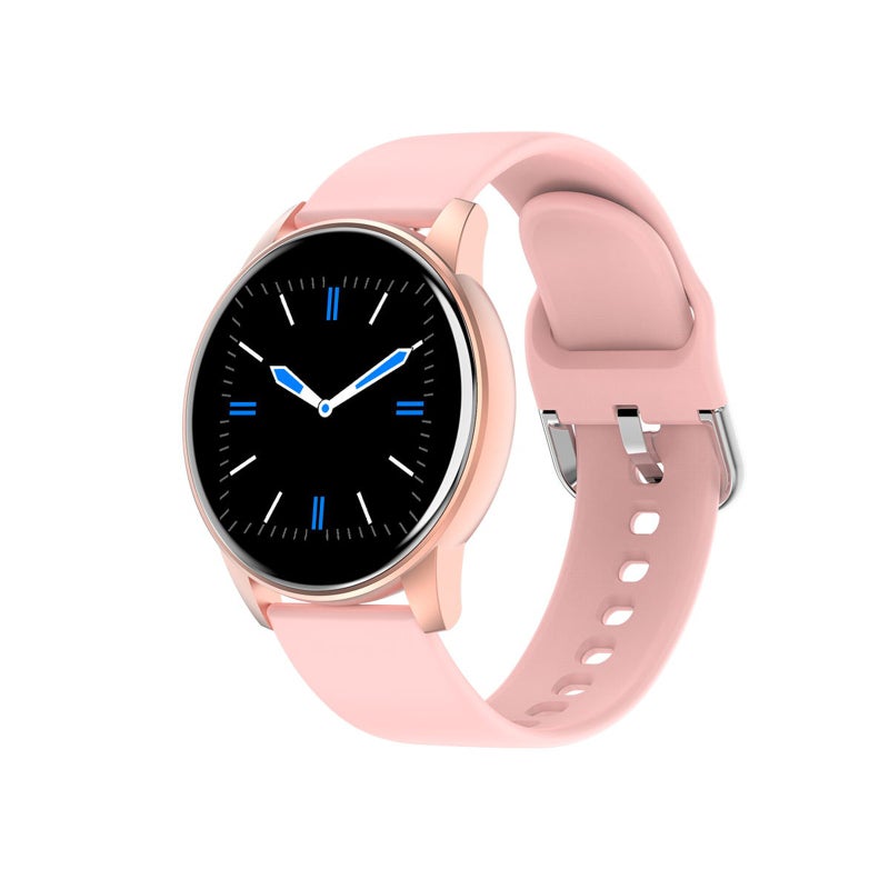 Smart Watch: Pink Full-Touch Screen - Health Monitor Fitness Tracker Watch for Android iOS Users - Image 2