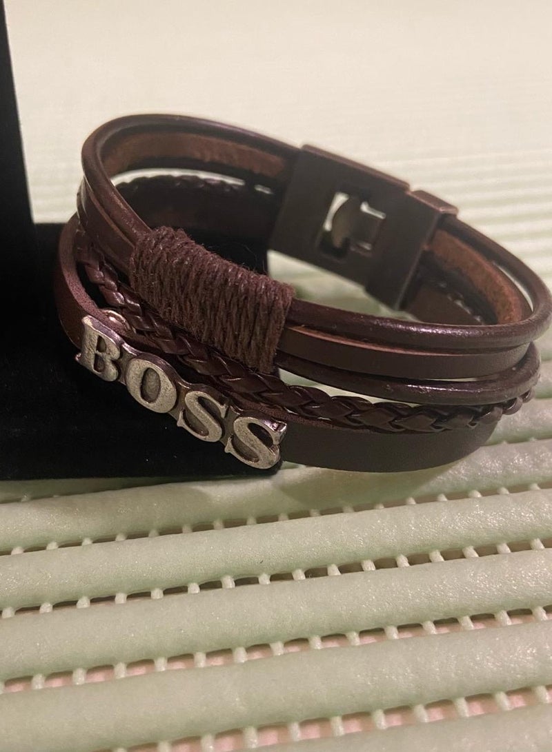 BOSS Elegant & High Quality Bracelet For Men Size 21cm - Image 1