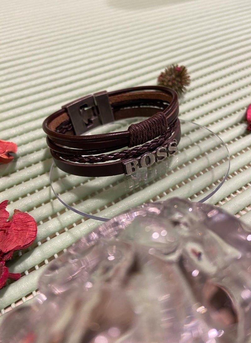 BOSS Elegant & High Quality Bracelet For Men Size 21cm - Image 2