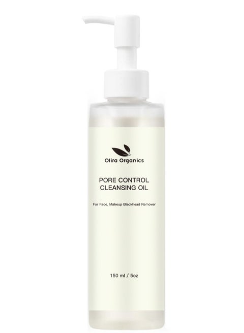 Pore Control Cleansing Oil 150ml | Daily Makeup Remover, Facial Cleanser, Clogged Pore & Blackheads Removal