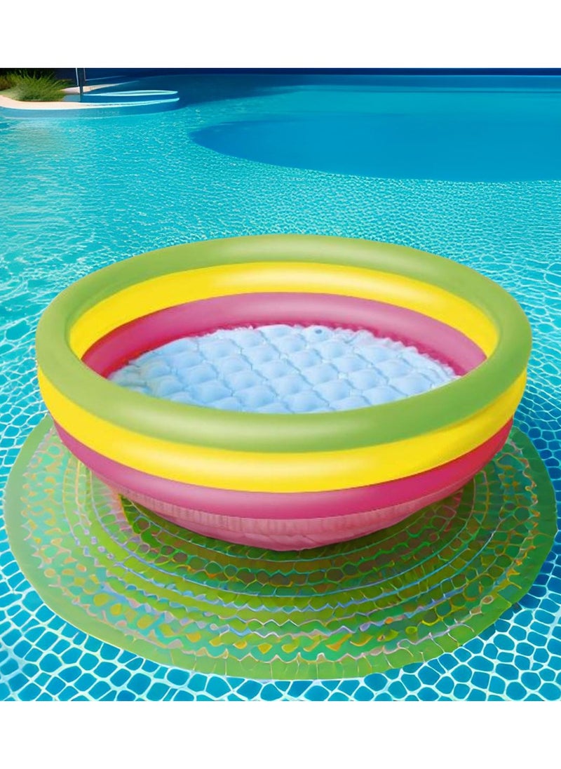 Generic - Bestway summer set pool 27.5" x H9.5"/70cm x H24cm Swim Squad Kiddie Pool Multicolor - Image 1