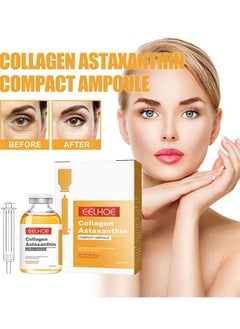 FirmTox Collagen Astaxanthin Lifting Ampoule, Astaxanthin Collagen Gel Ampoule, Astaxanthin Essence Advanced Anti-aging Face Serum, Tighten Skin & Reduces Wrinkles for All Skin Types