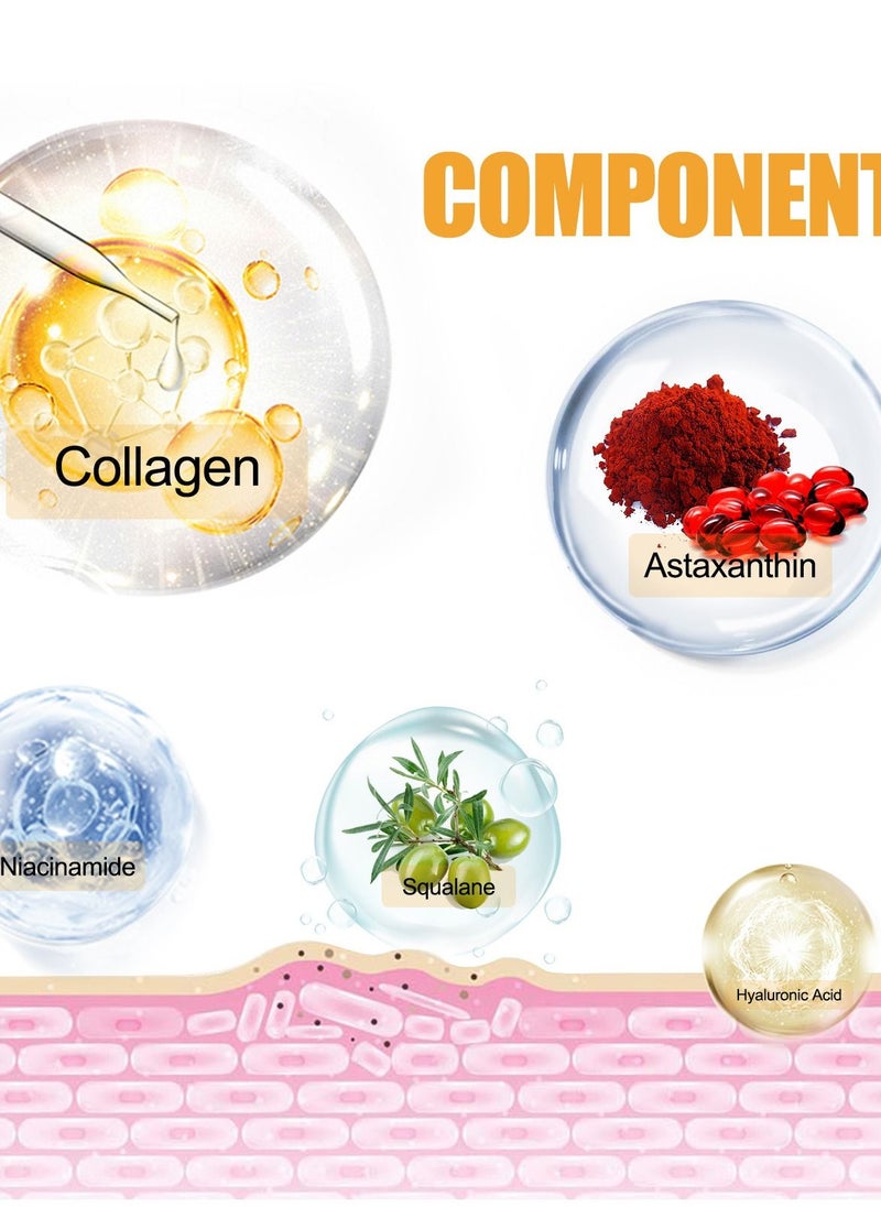 EELHOE - FirmTox Collagen Astaxanthin Lifting Ampoule, Astaxanthin Collagen Gel Ampoule, Astaxanthin Essence Advanced Anti-aging Face Serum, Tighten Skin & Reduces Wrinkles for All Skin Types - Image 1
