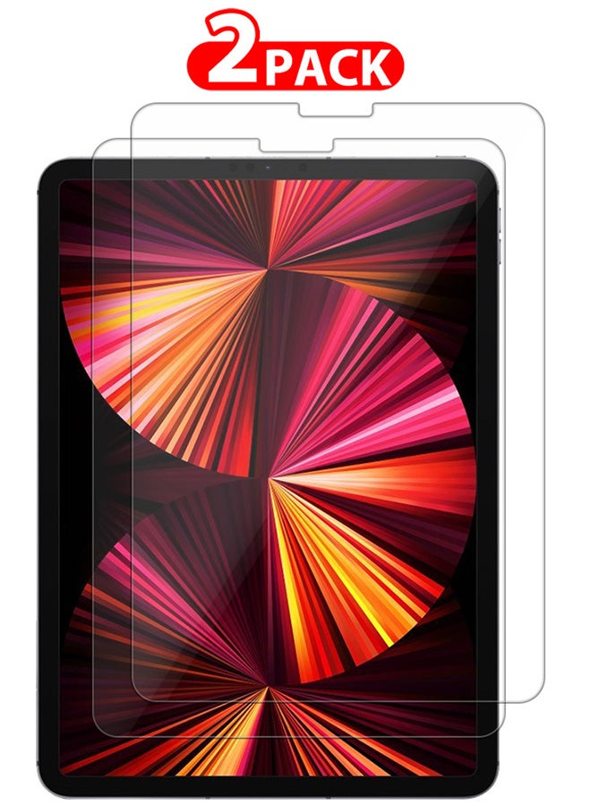 CATANES 2 Packs For Apple iPad Pro 11 2021 Screen Protector 9H Hardness Tempered Glass Scratch Resistant HD Display Screen Protector - Image 1