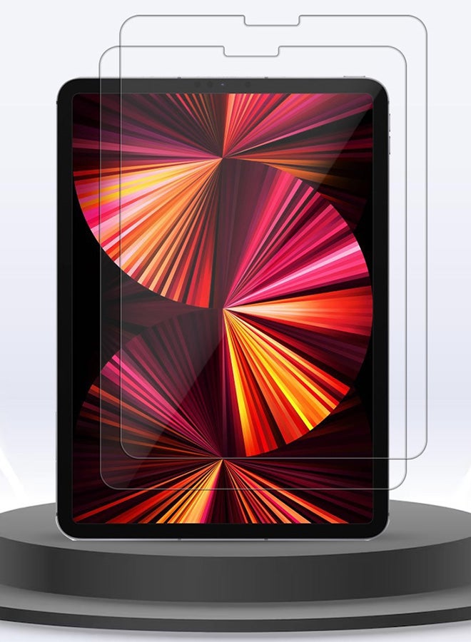 CATANES 2 Packs For Apple iPad Pro 11 2021 Screen Protector 9H Hardness Tempered Glass Scratch Resistant HD Display Screen Protector - Image 3
