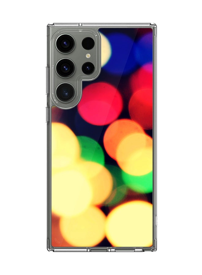 Stylizedd Classic Clear Case for Samsung Galaxy S23 Ultra , Hybrid Soft Transparent Cover [ Designed for Samsung Galaxy S23 Ultra ] - City Lights Full Print - Image 1