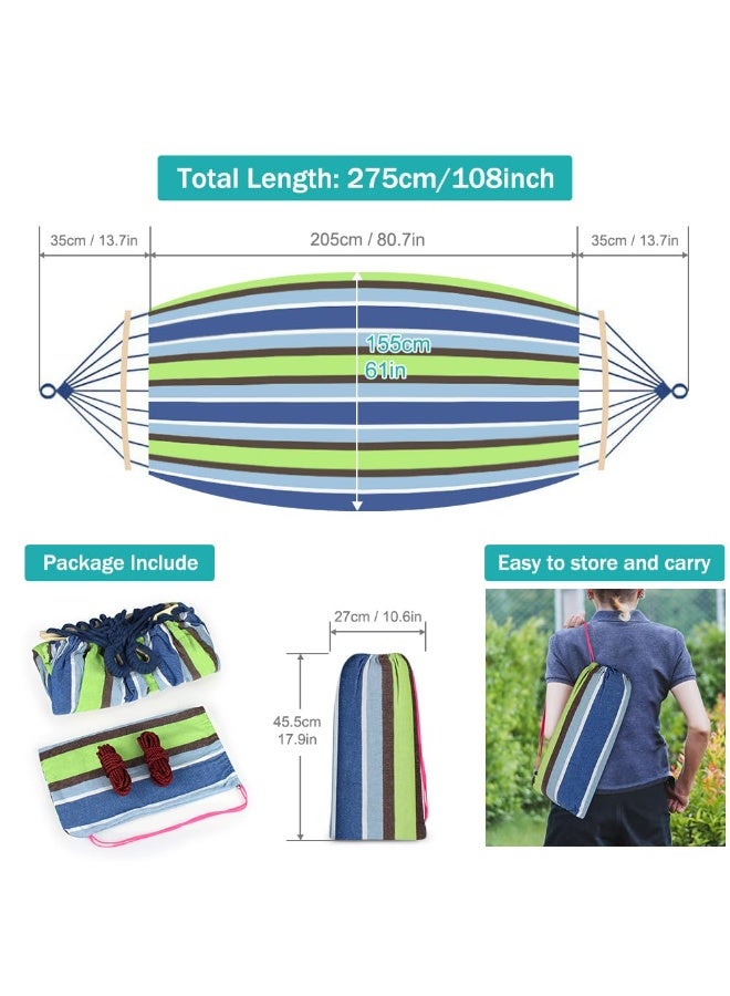 Generic Portable Tree Hammock, Double Hammocks,Hammock for Camping, Outdoor Sports, Travel  - Image 4