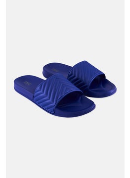 INC Men Medium Slip On Slides, Blue  - Image 1
