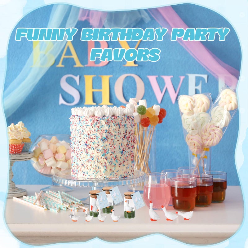 Seenelling 20 Sets Emotional Support Gifts Bulk Team Building Positive Affirmation Thank You Valentine Coworker Gifts with Inspirational Cards for Employee Appreciation Staff Teacher(Goose) - Image 4