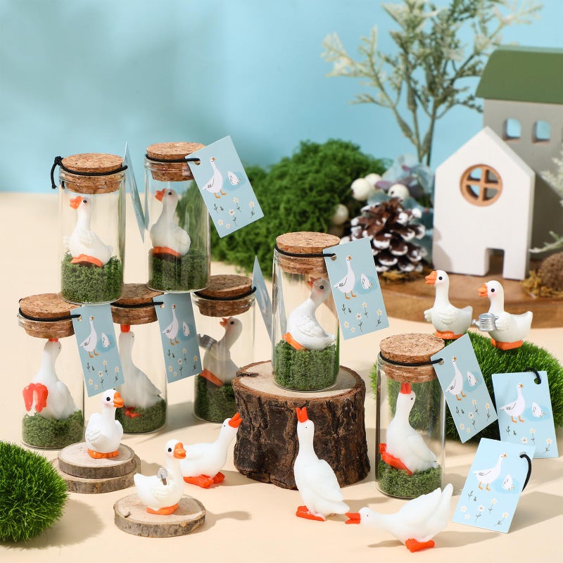 Seenelling 20 Sets Emotional Support Gifts Bulk Team Building Positive Affirmation Thank You Valentine Coworker Gifts with Inspirational Cards for Employee Appreciation Staff Teacher(Goose) - Image 3