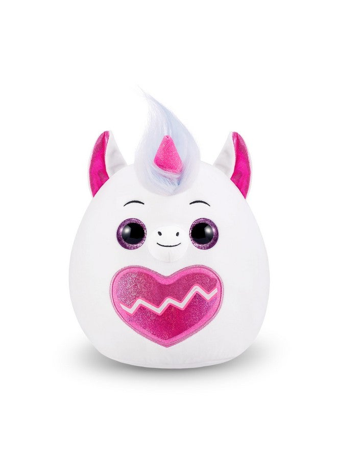 Rainbocorns Rainbocorns Eggzania Surprise Mania Series 1 (Unicorn) by ZURU, Collectible Plush Stuffed Animal, Surprise Eggs, 5 Mini Eggs, Stickers, DIY Jewelry, Slime, Ages 3+ for Girls, Children - Image 4