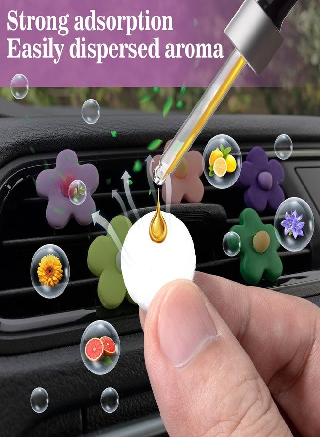 Mxxipp 100pcs Aromatherapy Refill Felt Pads, 0.67in/17mm Unscented Air Freshener Replacement Pads, Perfumes Refill Tablets for Car Diffuser- White - Image 4