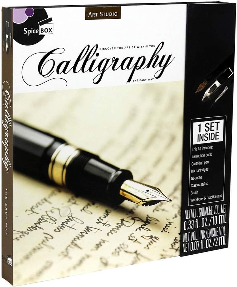 SPICE BOX Ast Calligraphy 6895