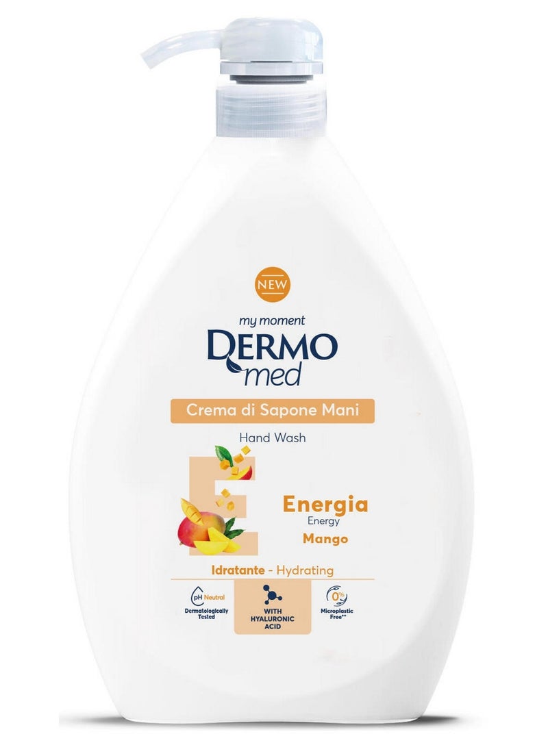 Dermomed Energy Mango Liquid Hand Soap 600 ML - Image 1