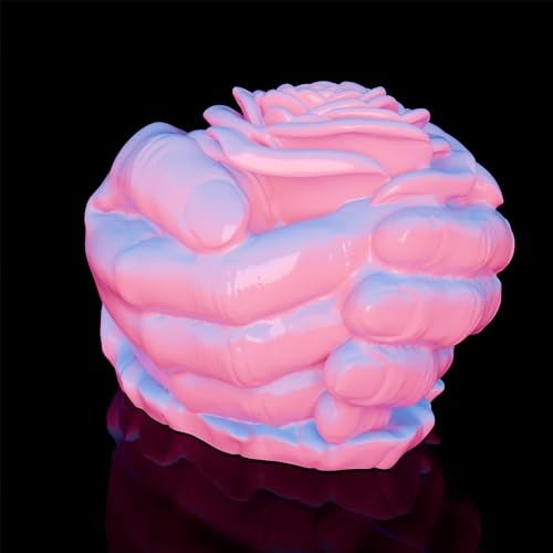 ESEENS Rose in Hand Molds Hand Rose Resin Mold - Resin Casting Silicone Molds for Home Decor & Candle Making Wave Spiral Mold - Image 3