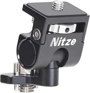 Nitze Field Monitor Mount with 3/8" ARRI Locating Pins, Swivel and Tilt Adjustable Low Profile Monitor Holder - N54-F4 - Image 1