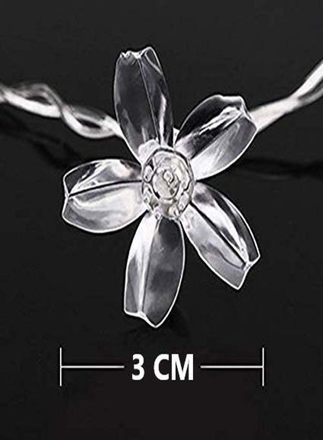 TECHNO E-TAIL Blossom Flower Fairy String Lights 20 LED Plug in Christmas Lights for Diwali Home Decoration (Warm White) - Image 2