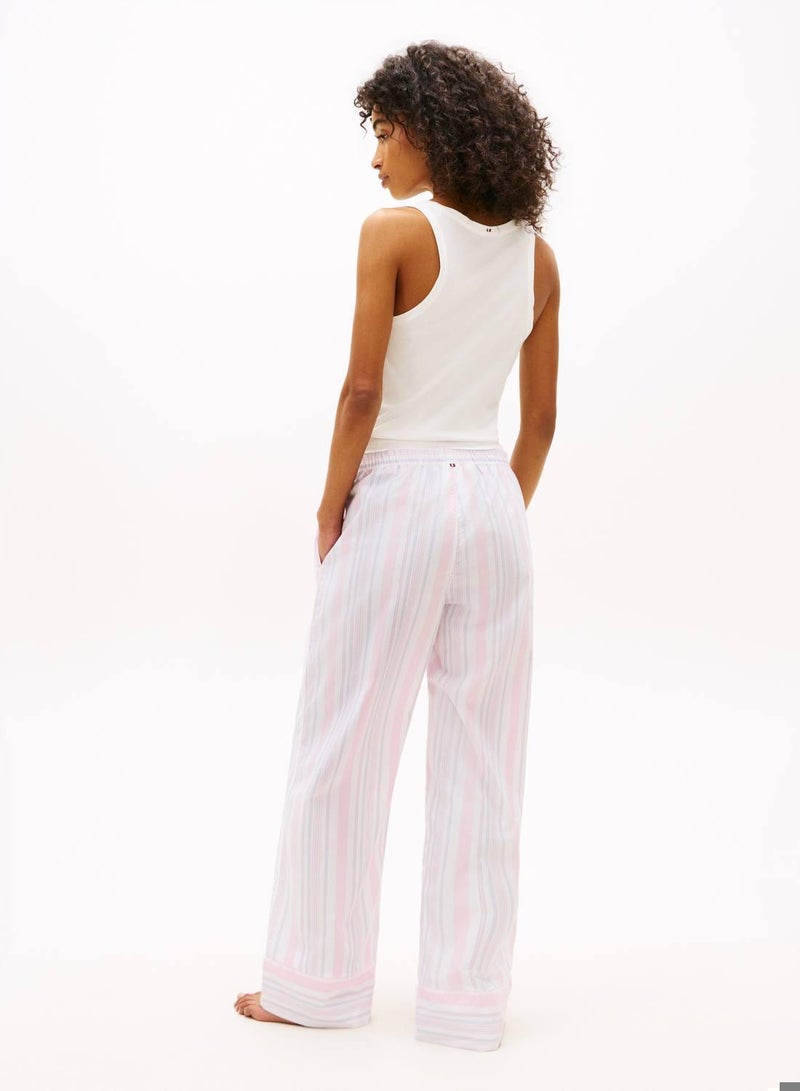 TOMMY HILFIGER Heritage Stripe Poplin Pyjama Bottoms - Image 3