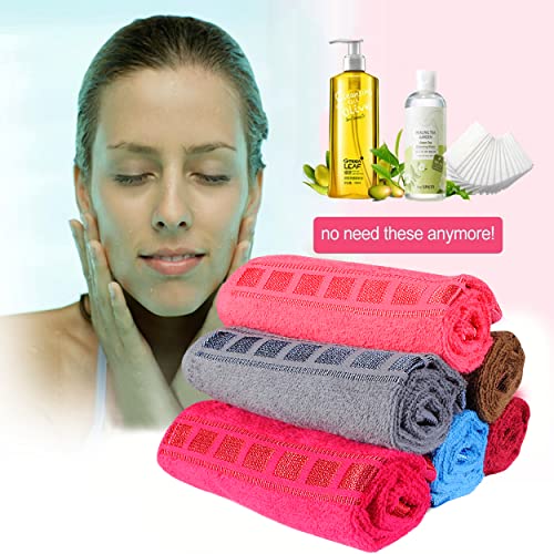 MOM CARE Cotton Hand Towel Soft Reusable Hankies Napkins for Kids Toddlers Kids Adults Pack of 12 Multicolor - Image 4