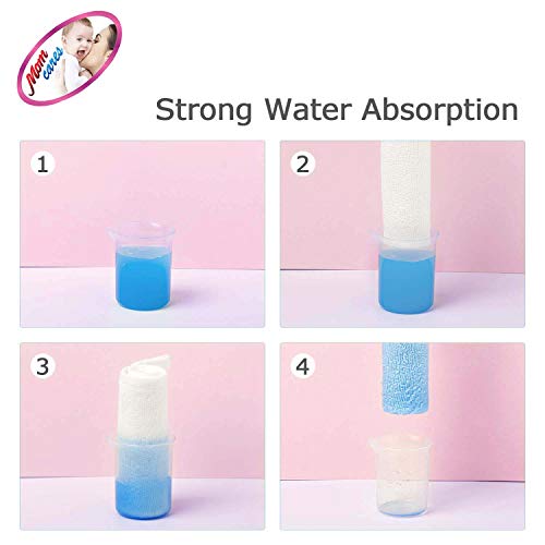 MOM CARE Cotton Hand Towel Soft Reusable Hankies Napkins for Kids Toddlers Kids Adults Pack of 12 Multicolor - Image 5