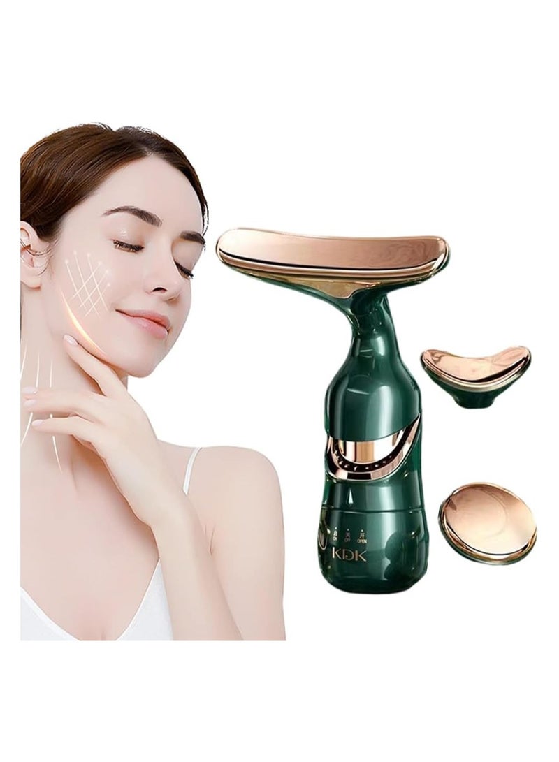 EMS Face Neck Lifting Massager Sonic Vibrate Eye Firming Massage Skin Care Lightens Fine Lines and Wrinkles Reduce Double Chin KDK - Image 1