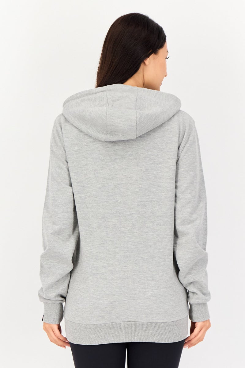 Ellesse Women Sportswear Fit Long Sleeve Outdoor Hoodie, Light Grey - Image 4