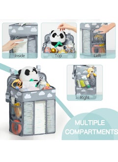 Gonice Versatile Foldable Diaper & Toy Storage Bag - Portable, Multi-Functional Organizer For Baby'S Bedside Diaper Bags For Baby Boy Baby Diaper Bag  - Image 4