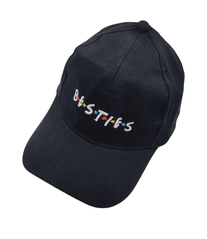 Zacharias Women's Cotton Baseball Adjustable Besties Cap (Black;Free Size) (Pack of 1) - Image 2