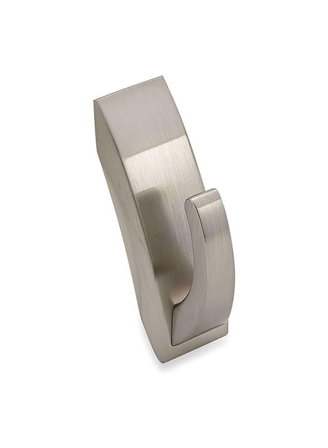 3M Command Damage-Free Multi-Purpose Durable Adhesive Hook with 2 Strips Brushed Nickel Medium MR02-BN - Image 2